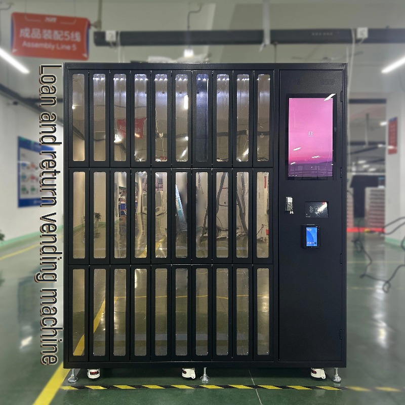Sports Equipment Locker - เครื่องมือเช่าและคืนอุปกรณ์กีฬาแบบกำหนดเอง, อุปกรณ์กีฬา, ไม้เทนนิส, ตู้ล็อกเกอร์, ตู้จำหน่ายสินค้าอัตโนมัติสำหรับกิจกรรมริมทะเล