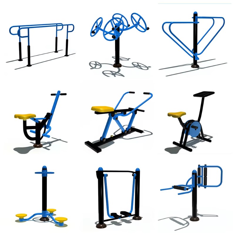 Sports Equipment And Facilities - อุปกรณ์กีฬาและฟิตเนสกลางแจ้งเหล็กกล้า ปี 2025 - อุปกรณ์อเนกประสงค์พร้อมสีที่ปรับแต่งได้