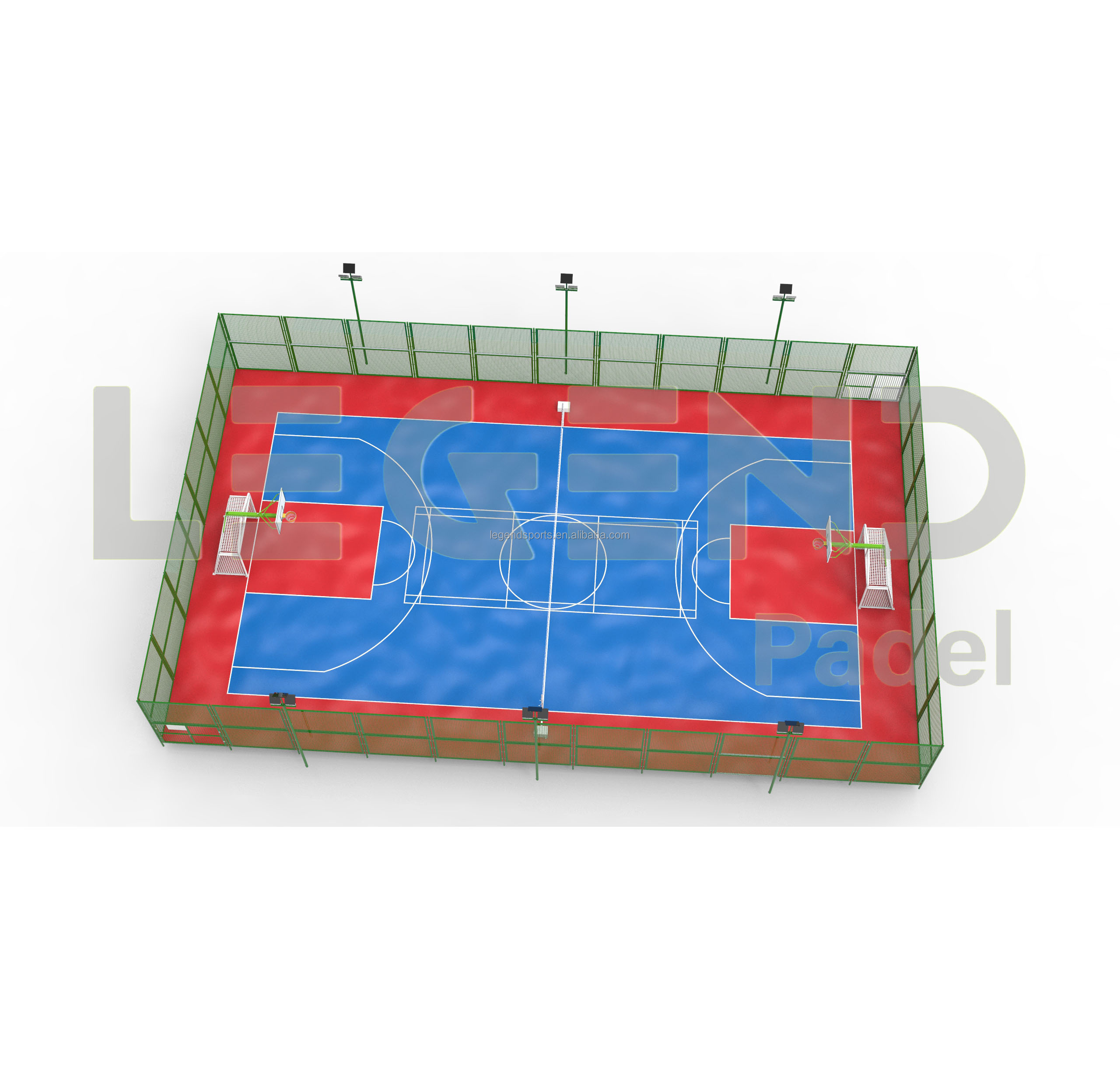 Sports Equipment And Facilities - สนามกีฬากลางแจ้งอเนกประสงค์ อุปกรณ์สนามกีฬาหลายประเภท สนามแพดบอล
