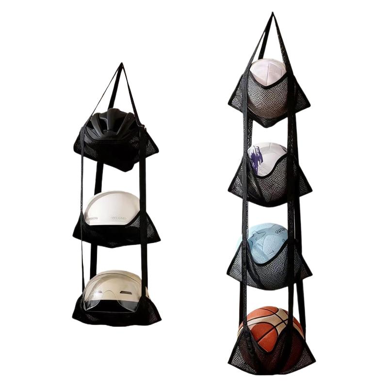 กระเป๋าแขวนผนังแบบตาข่ายสำหรับ - Sports Equipment Garage Organizer บทวิจารณ์และราคา
