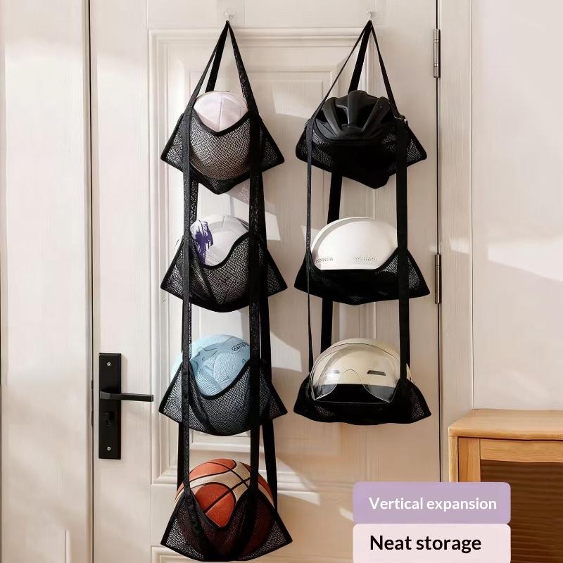 กระเป๋าแขวนผนังแบบตาข่ายสำหรับ - Sports Equipment Garage Organizer บทวิจารณ์และราคา