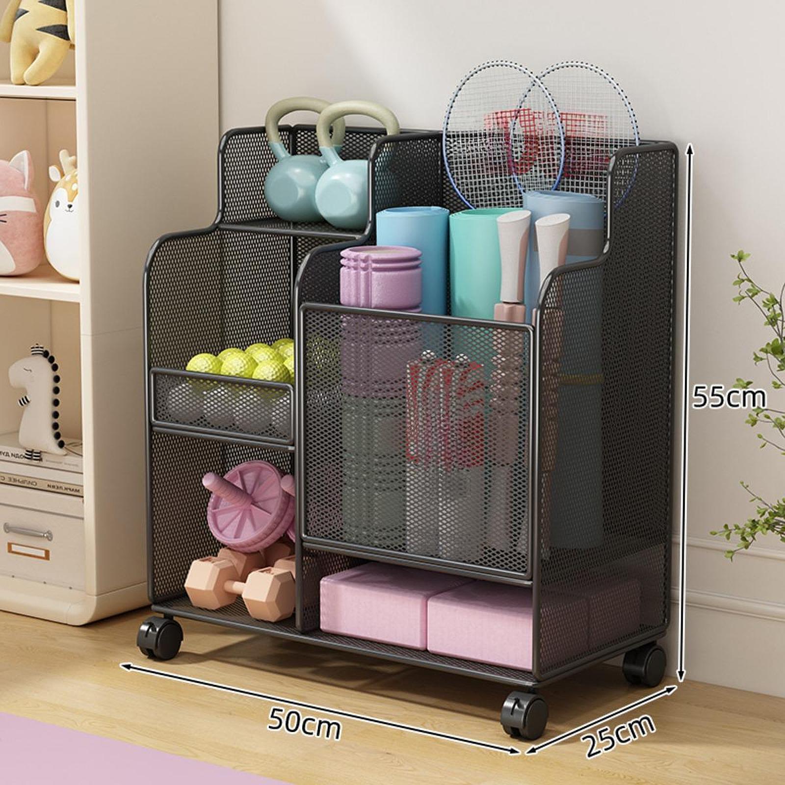 ชั้นวางอุปกรณ์กีฬาแบบมีล้อ ขนา - Sports Equipment Garage Organizer บทวิจารณ์และราคา