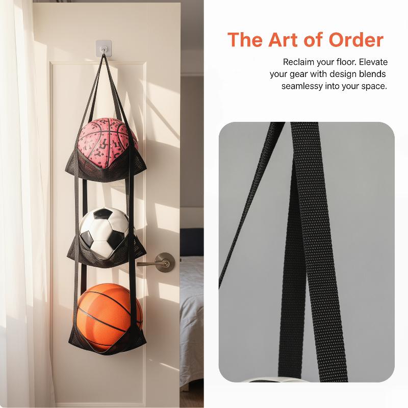 ถุงตาข่ายเก็บบาสเก็ตบอลแบบติดผ - Sports Equipment Garage Organizer บทวิจารณ์และราคา