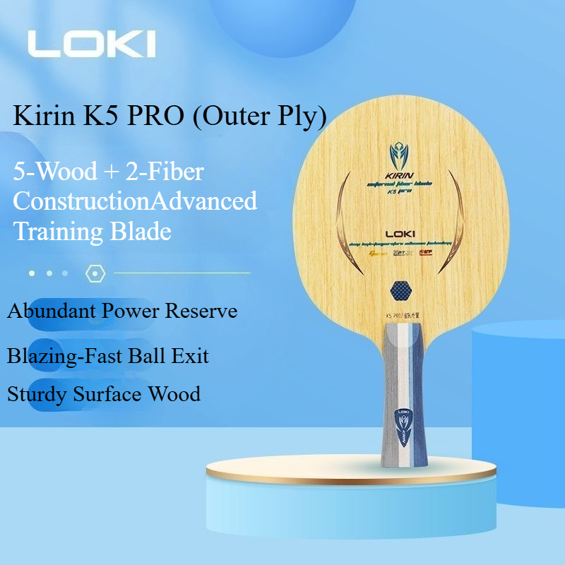 ไม้ปิงปอง LOKI Kirin K5 PRO 5  - Table Tennis Paddle บทวิจารณ์และราคา