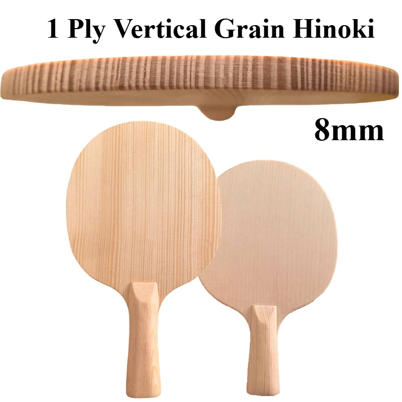 ไม้ปิงปองฮิโนกิ 1 ชั้น 8 มม. ล - Table Tennis Paddle บทวิจารณ์และราคา
